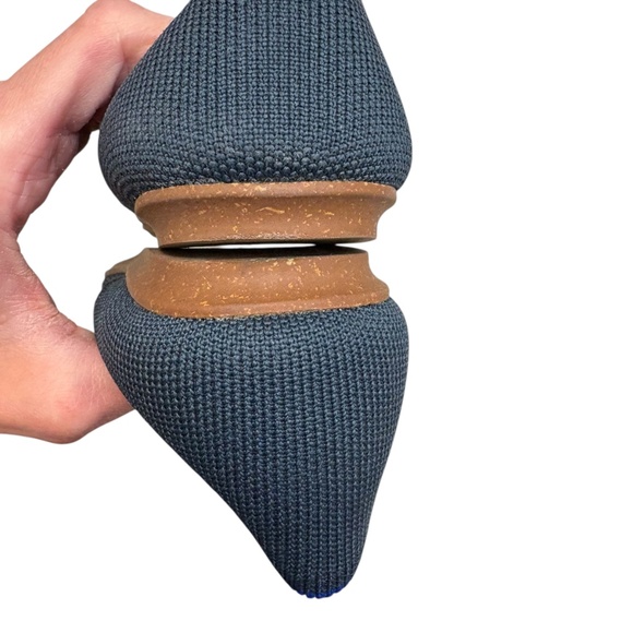 Rothy’s blue the square flats - Picture 6 of 8